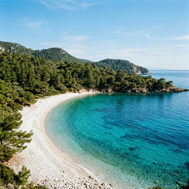 Green Serenity: The Garden of Religions and Waterfalls