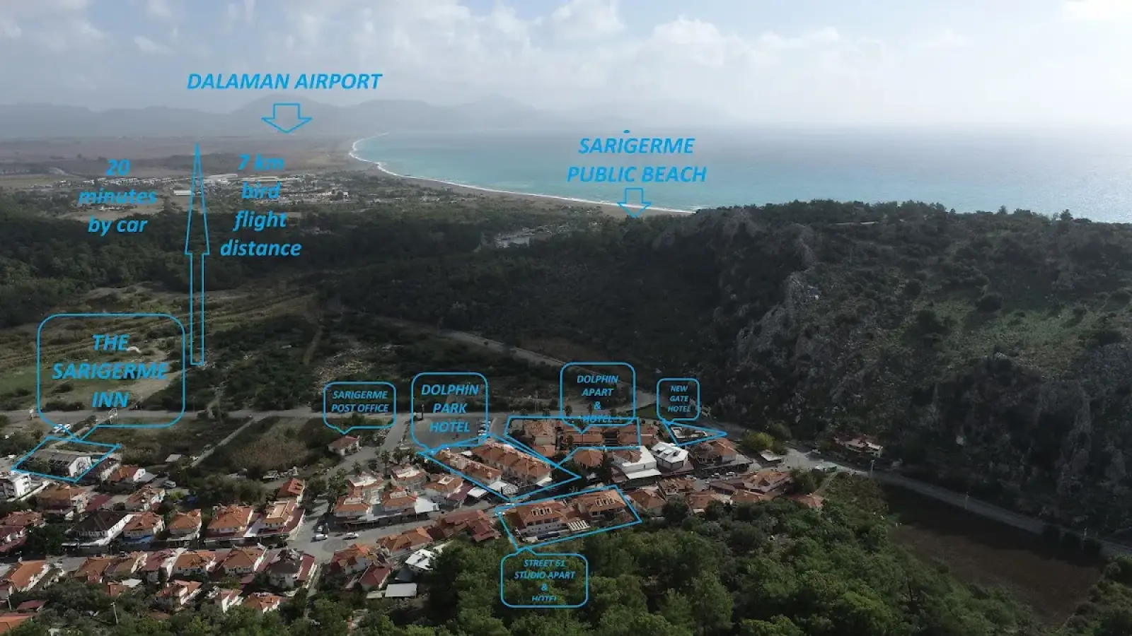 Dalaman Airport (DLM) to Street61 Apart Hotel Private Transfer