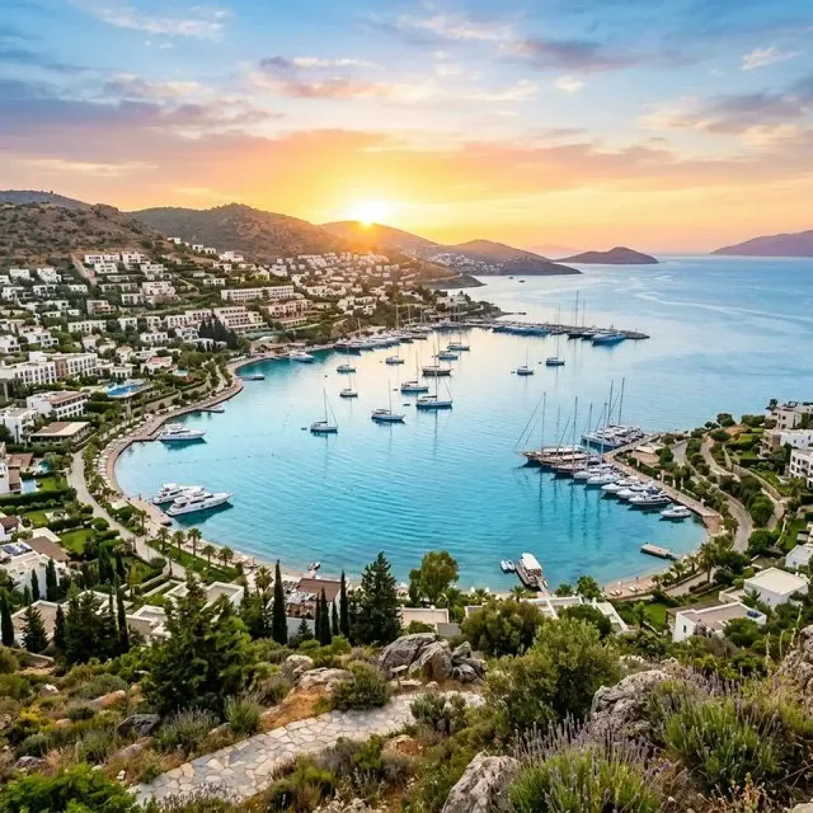 Bodrum Milas Airport (BJV) to Gündoğan Private Transfer